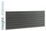DQ-TOR-456-SG-TH - DQ Tornado Horizontal Single Radiator H456mm X W721mm Dark Grey DQ-TOR-456-SG-TH - DQ Tornado Horizontal Single Radiator H456mm X W721mm Dark Grey